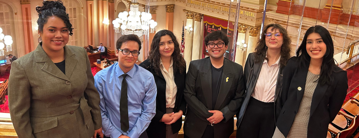 2024 CAPE fellows in the CA Senate gallery.